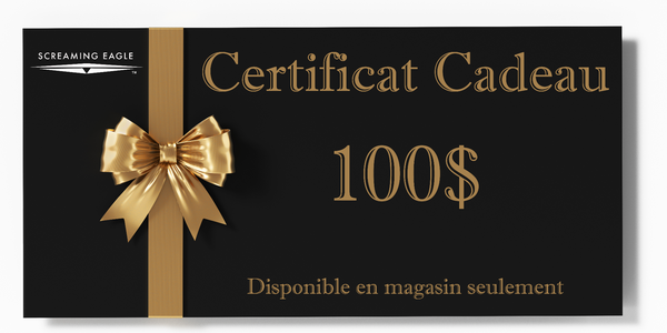 Certificat Cadeau 100